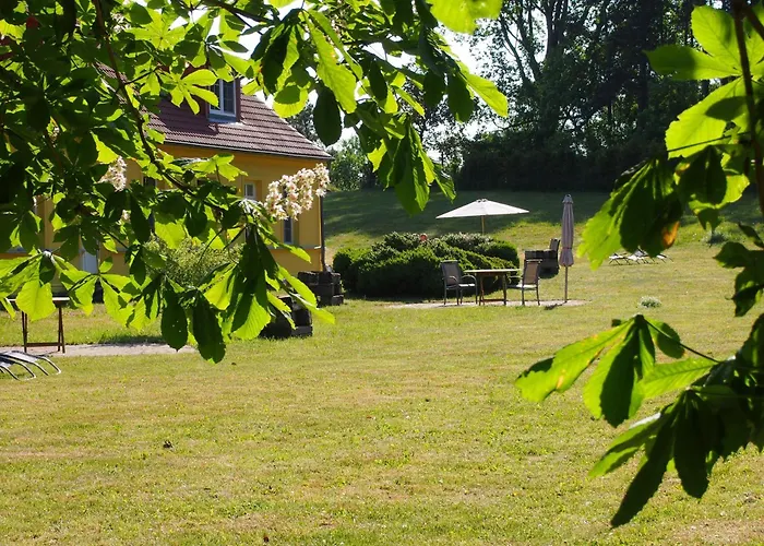 Gut-rattelvitz-galerie-e-hochwertig-sauna-kamin-etankstelle-spielscheune-15-000qm-park-land * Gingst